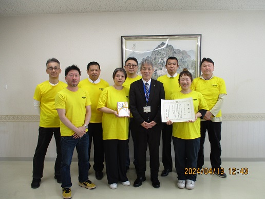 贈呈式 集合写真